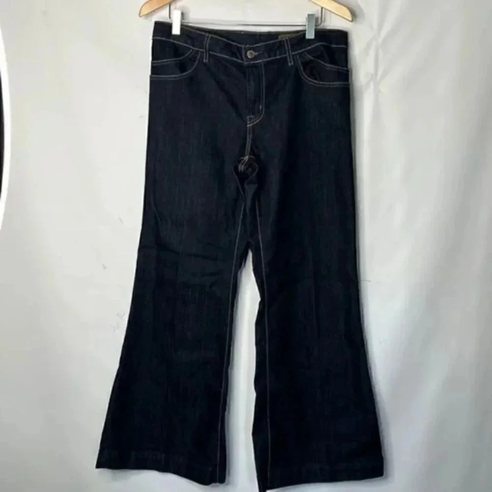 David Kahn plus size 32 wide leg jeans